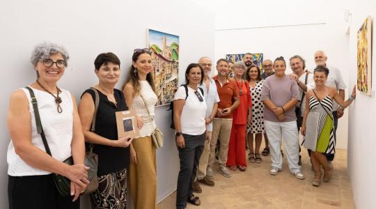 A Villa Altieri, l’Argan incontra la pittura del prof. Rocco Bruno